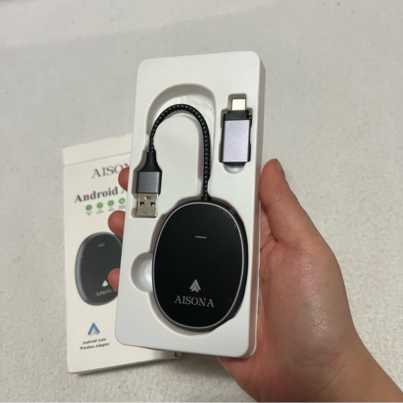 Wireless Android Auto Car Adapter for Wired Android Auto Cars - Picture 1 of 5
